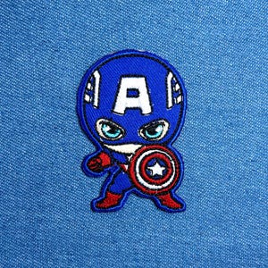 Captain Iron-On Patch, Embroidered Captain Applique