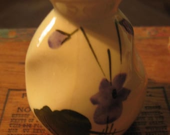 Violets from England vase