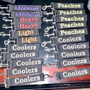 Custom Embroidered Horse Blanket Identification Tags