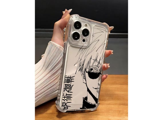 LYUBFDC 2 Stück Handyhülle Für IPhone 8/iPhone 7/iPhone SE 2022/2020 Hülle 4.7'' Anime Jungs Gojo Satoru Itadori Yuji Manga Muster Schwarz Schutzhülle TPU Silikon Case Für IPhone SE 3, 1 - View #6