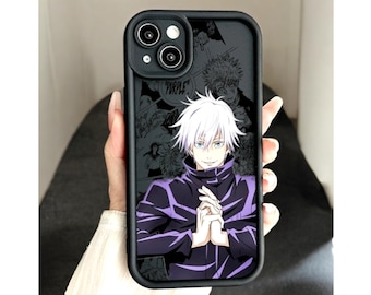 Gojo Satoru Phone Case, Soft Eye Ladder Design iPhone Cover, Anime Protective Case, Gift for Her