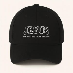 Jesus Loves You Embroidered Hat, Christian Baseball Cap, Religious Faith Hat, Jesus Team Cap, Bible Verse Gift, Christian Gift for Him/Her