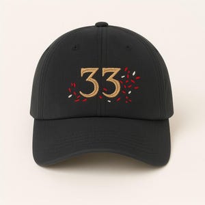 Clair Obscur Expedition 33 Embroidered Hat, Gamer Dad Cap, Expedition 33 Baseball Hat, Gift for Him, Father&#39;s Day, 4th of July Gift