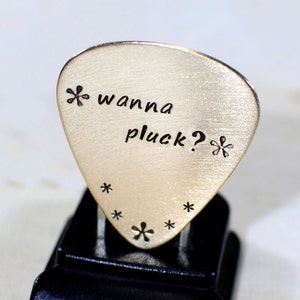 Bronze Guitar Pick Do You Wanna Pluck GP300 image 3