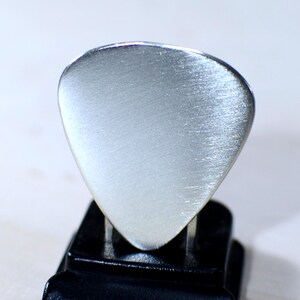 Guitar Pick Handmade from Sterling Silver ready to personalize - GP347
