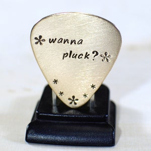 Bronze Guitar Pick Do You Wanna Pluck GP300 image 1