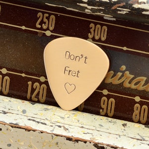 Don’t Fret Bronze Guitar Pick - GP11201821