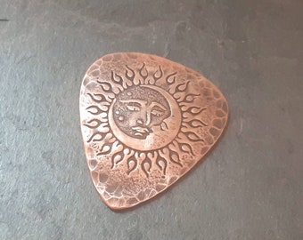 copper guitar pick - playable