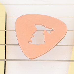Bunny Copper Guitar Pick for a Rock’n Rabbit