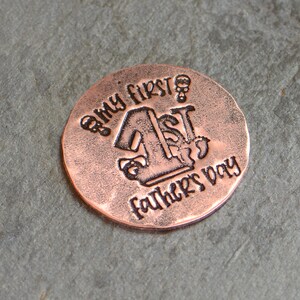 copper golf ball marker for dads first father&#39;s day - NiciArt Original - nonmagnetic - handmade _ father&#39;s day gift