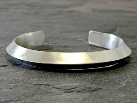Mens silver cuff bracelet outlet