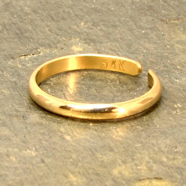 Simple Toe Ring Etsy