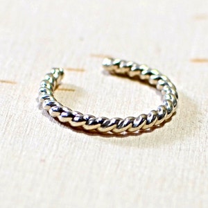 Sterling Silver Twisted Wire Toe Ring - Solid 925 TR231 - Etsy
