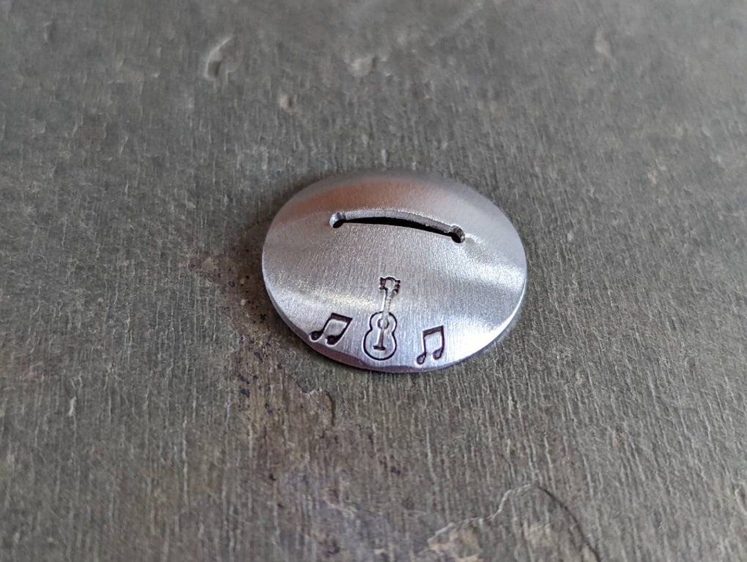 Used Notes Pick Stand Sterling Silver Guitar Pick Stand With Guitar and Music Notes - Etsy