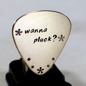 Bronze Guitar Pick Do You Wanna Pluck GP300 image 2