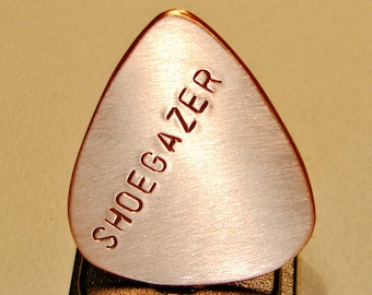 Copper Guitar Pick Handmade for the Shoegazer - GP231