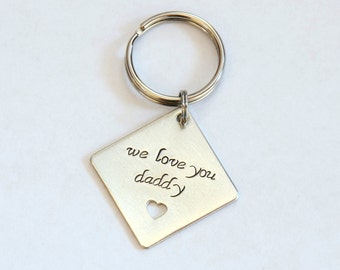 Silver keyring for Dad - fathers day gift - gift for dad