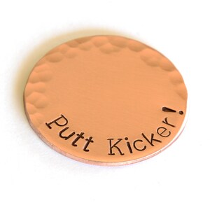 Putt Kicker Copper Golf Ball Marker