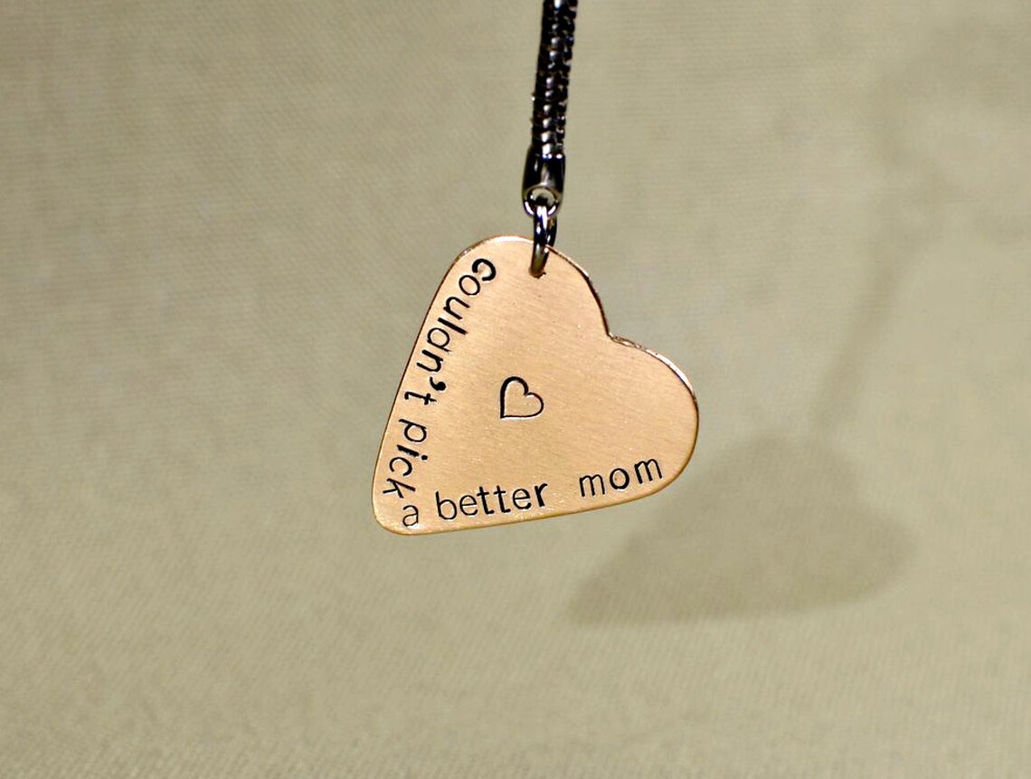 Heart Shaped Guitar Pick Keychain for Mom KC893 Etsy