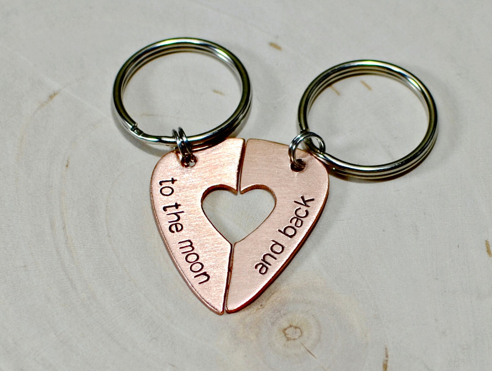 Guitar Pick Couples Keychain or Necklace for Rocking Out the Etsy