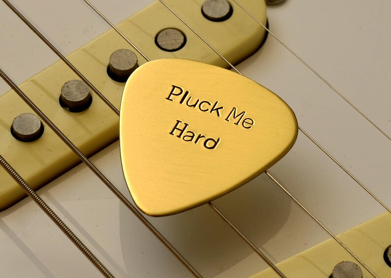 Bronze Guitar Pick for the Serious Musician GP4396 Etsy
