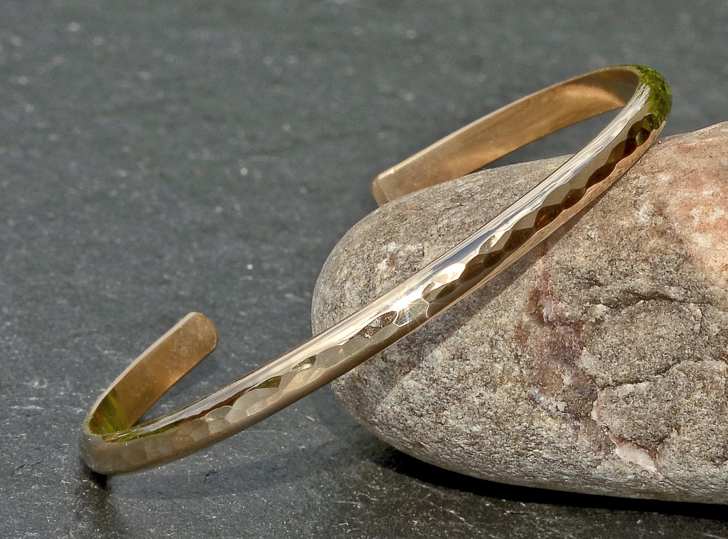 Monogram Cuff bracelet - Custom engraved in various widths 14k gold filled, Rose  gold filled or sterling silver Adjustable cuff bangle