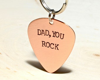 Copper keyring for Dad for a Rocking Fathers Day - KC903