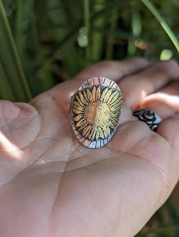 Brass saddle ring sale