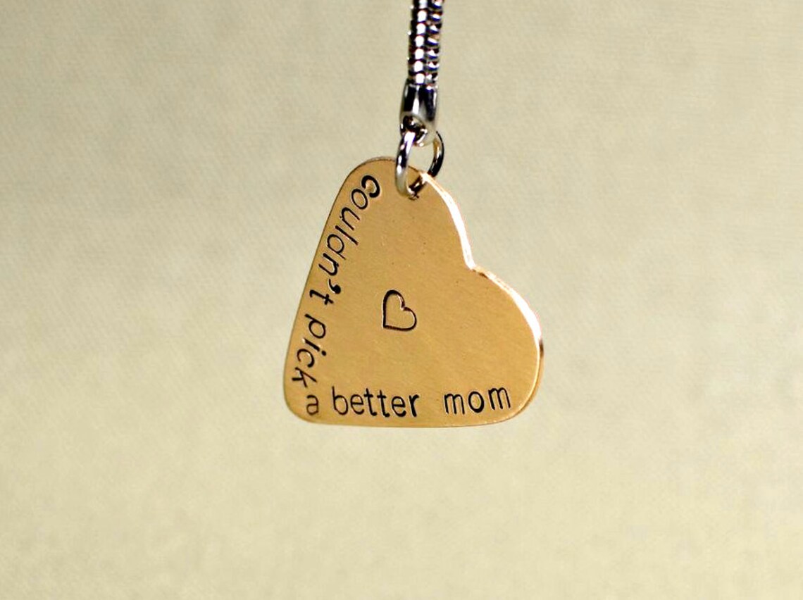 Heart Shaped Guitar Pick Keychain for Mom KC893 Etsy