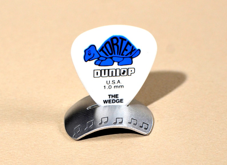 Used Notes Pick Stand Aluminum Guitar Pick Stand for the Serious Musician With Space to ...