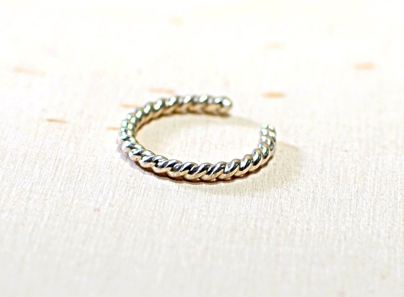 Sterling Silver Twisted Wire Toe Ring Solid 925 TR231 Etsy