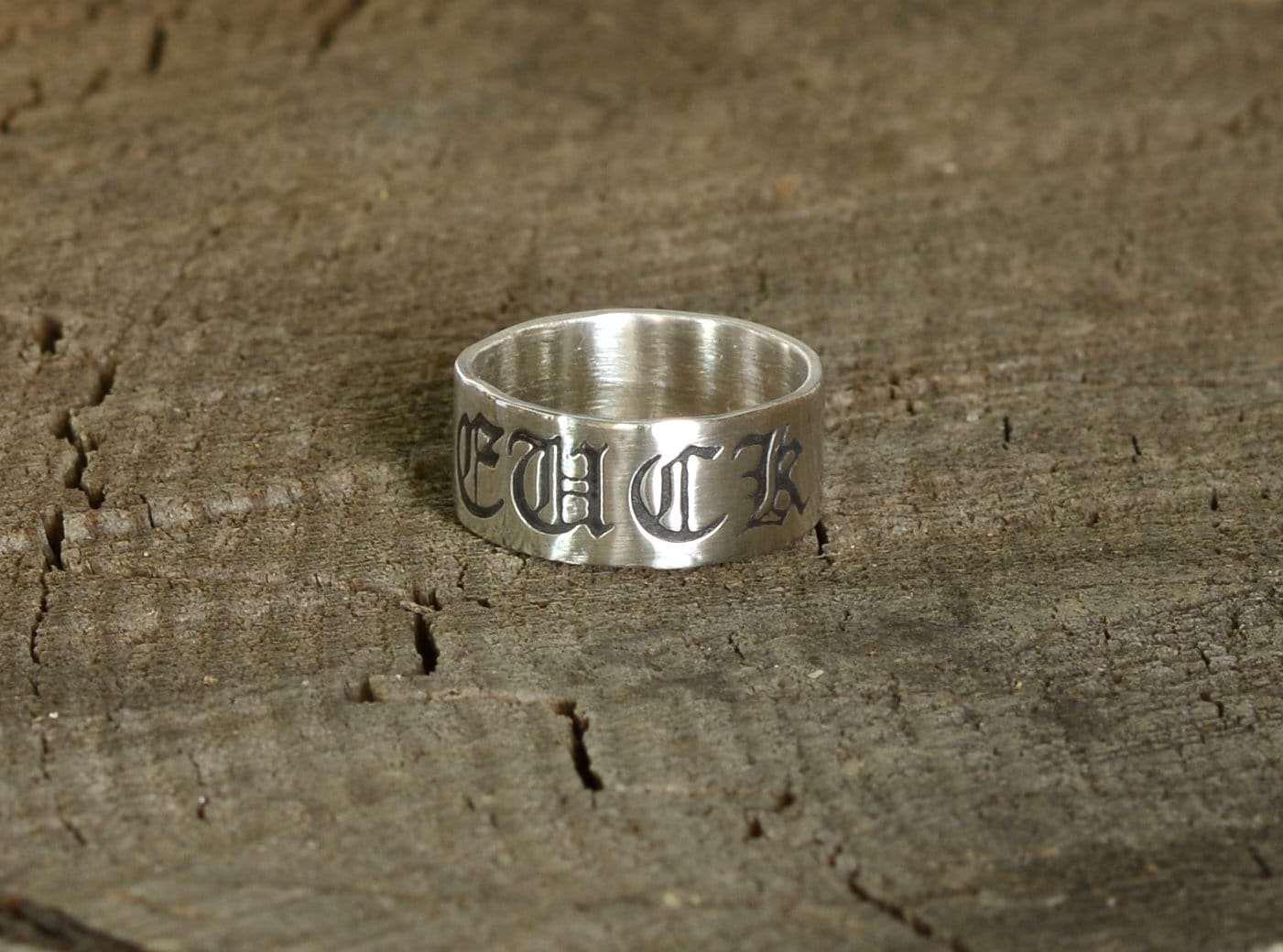 Fu@k off Sterling Silver Ring for Going Medieval - Etsy