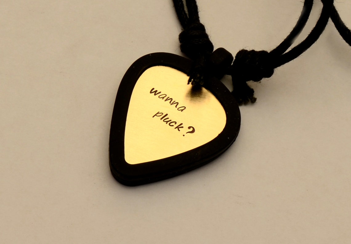 Guitar Pick Necklace Set Guitar Pick Holder Necklace With Etsy