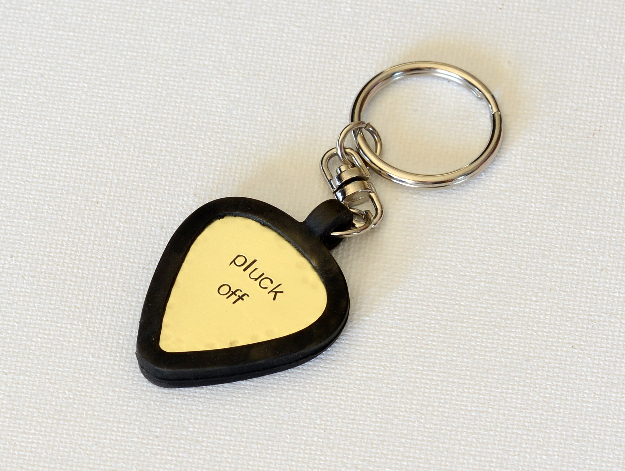 Brass Guitar Pick Keychain with holder GP11201840 Etsy