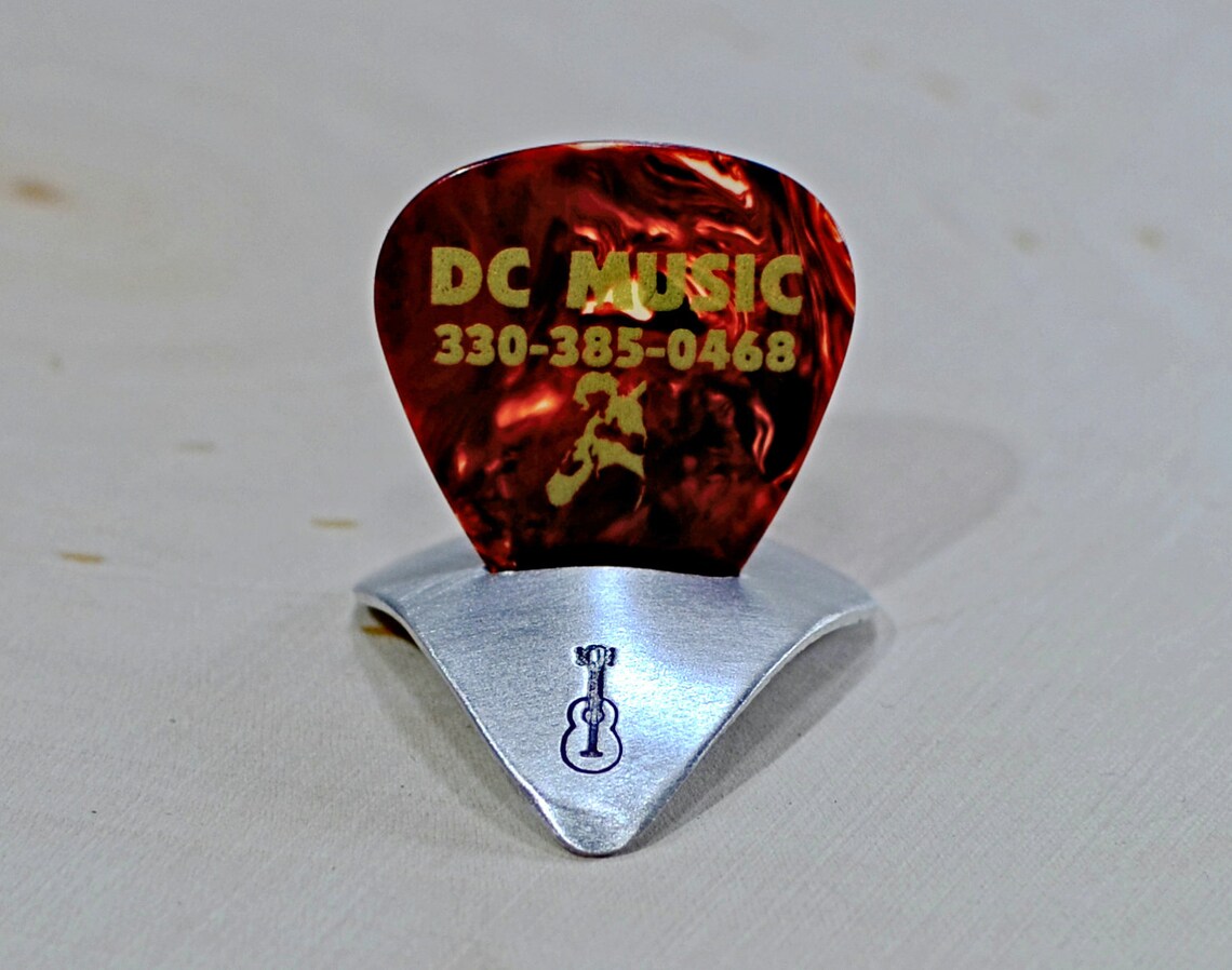 Heart shaped aluminum guitar pick stand and guitar pick holder Etsy