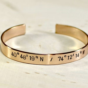 bronze cuff bracelet personalized bronze anniversary graduation birthdays and more 8th anniversary 19th anniversary gift image 4