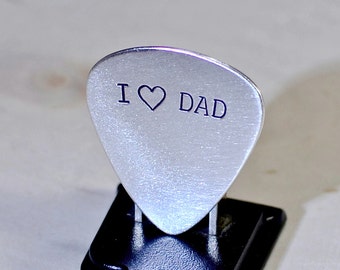 Sterling silver plectrum for Dads and Father's Day - Solid 925 GP309