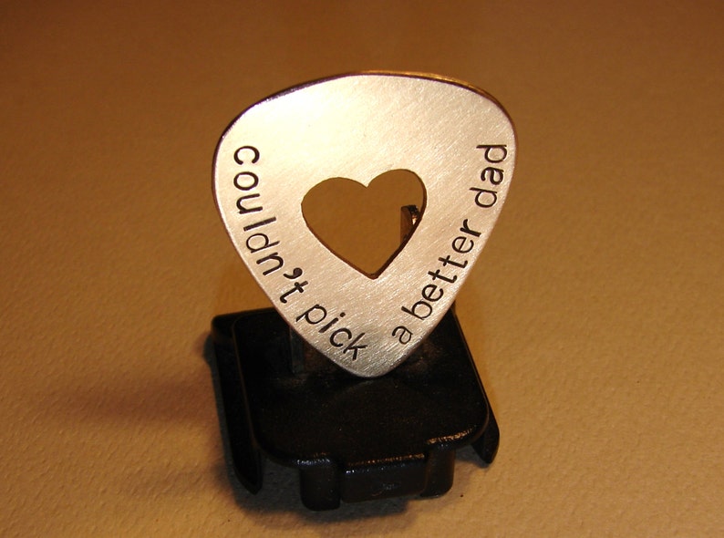 bronze guitar pick for dad perfect playable gift for dad image 3