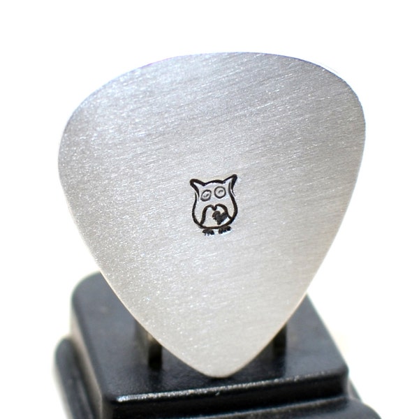 Owl Aluminum Guitar Pick for Bringing a Big Hoot to your Music - GP324
