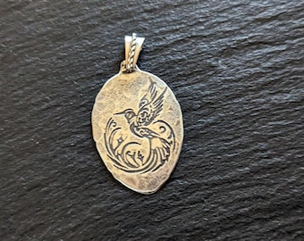 Sterling silver spoon pendant made from an antique spoon - i only have 1