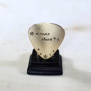 Bronze Guitar Pick Do You Wanna Pluck GP300 image 5