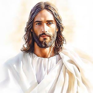 Gesù Cristo bellissimi ritratti, 5 JPG di alta qualità, download, arte cristiana, Bibbia, religione, fede, spiritualità, tomba