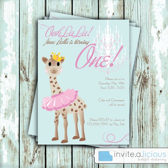 Dostosować Ten Sophie Giraffe Francuski Dainty Tutu Etsy