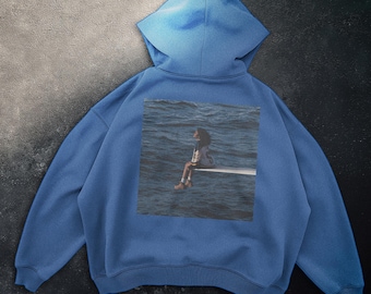Graphic Print Hoodie: Unisex Oversized Cotton-Blend Sweatshirt