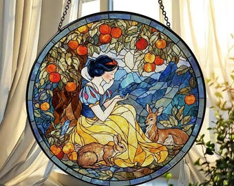 Disney Snow White Suncatcher, Window Hanging, Princess Decoration