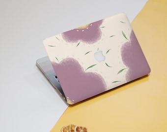 Dreamy Purple Flower 2025 Case For MacBook Air 13 Pro 14 15 16 inch MacBook Pro 14 2021, MacBook M1 Pro 13 Air 13 Case, M4 M2 M3 Laptop Case