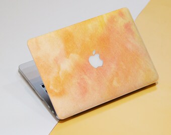 Orange Ombre Hardshell Protective Case for MacBook Air 11 13 Macbook Pro 13 16 15 Air 13 12 inch Laptop A2681 Colorful Stylish Laptop Cover