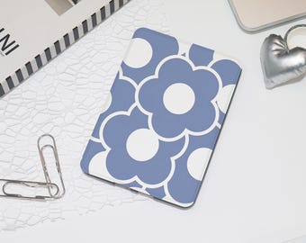 Blue White Flowers 2025 Kindle Case, All New Kindle Paperwhite 12th 7"Case Paperwhite 6.8" Kindle 6" 10th 11th Gen 2024 Case Colorsoft Cover