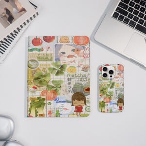 Yoshitomo Nara Girl iPad Case Cover iPad Air 7/6 iPad Pro 2022/2024-11"13" iPad Mini 7/6 iPad 10/9th Cute Miffy iPhone 16/15/14 ProMax Cover