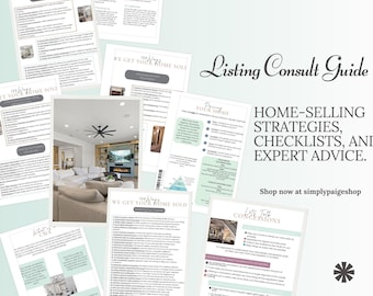 Guía de consulta de propiedades para agentes inmobiliarios: su manual completo para la venta de viviendas / Plantilla personalizable de Canva